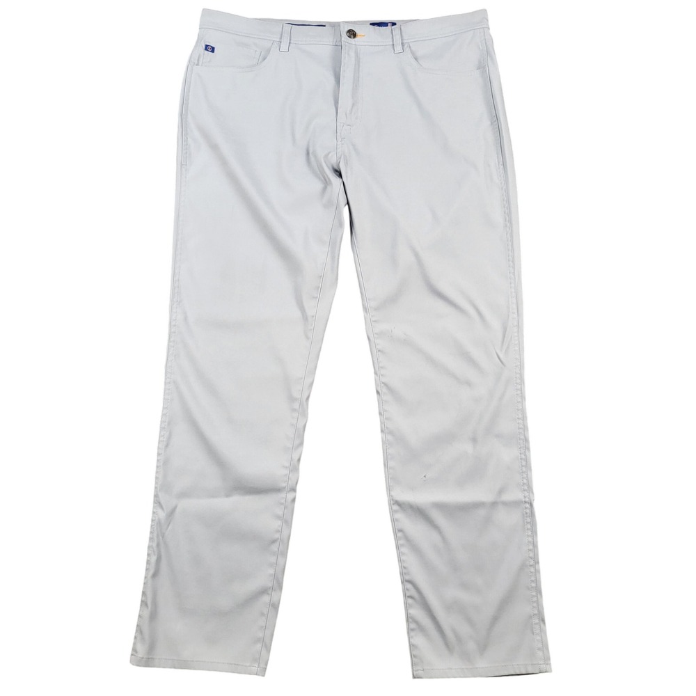 Stitch Golf Mens Britches Pants 38x32 Forged Gray Stretch Heston 231SA5003 Read*